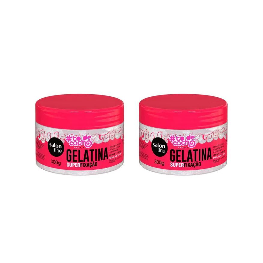Salon Line Gelatina Capilar 300g Todecacho Super Fixaçao - 2un