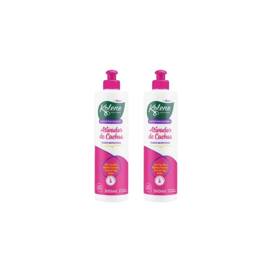 Kolene Ativador de Cachos Oleos Nutritivos 300ml - Kit C / 2un