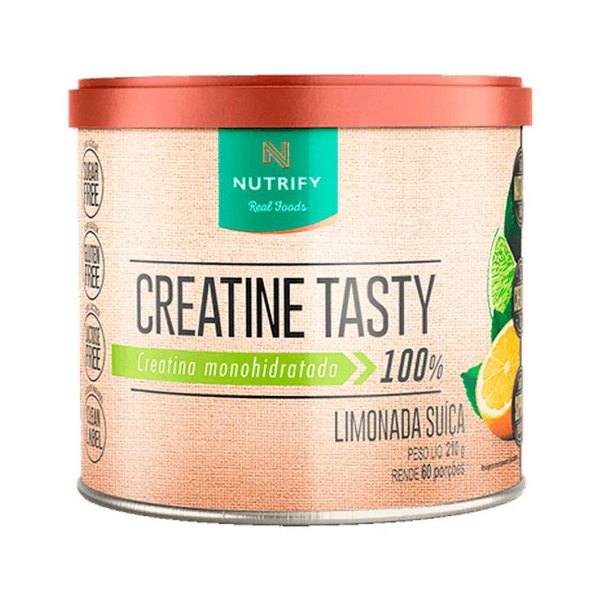 Nutrify Creatina em Pó Creatine Tasty Limonada Suíça 210g