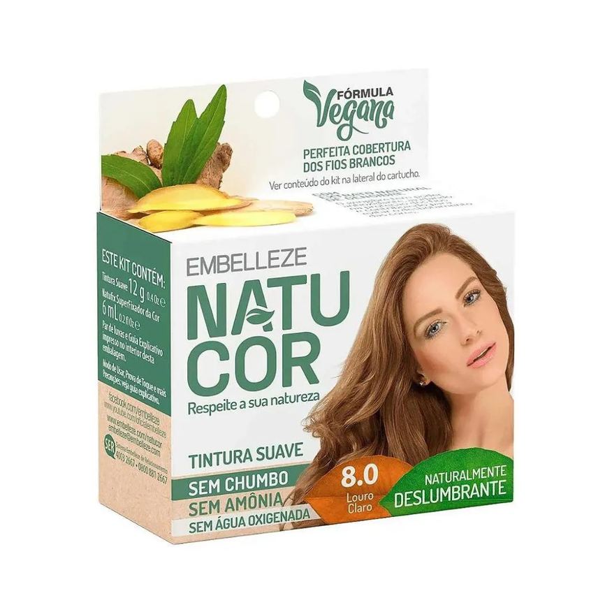 Natucor Tintura 8.0 Loiro Claro