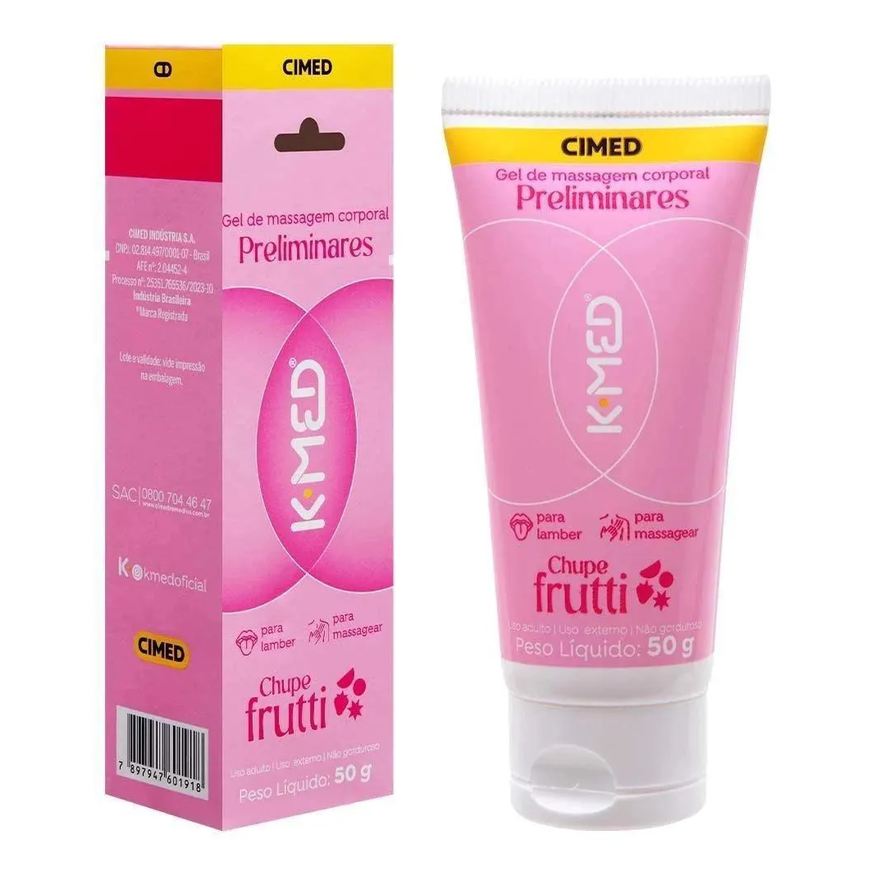Cimed Lubrificante K-med Preliminares Chupe Frutti 50g
