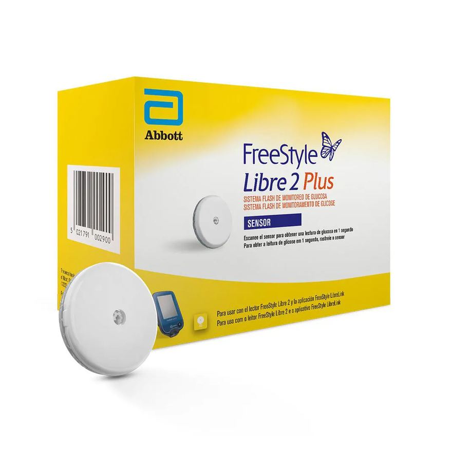 FreeStyle Libre Sensor de Monitoramento de Glicose 2 Plus Sistema Flash