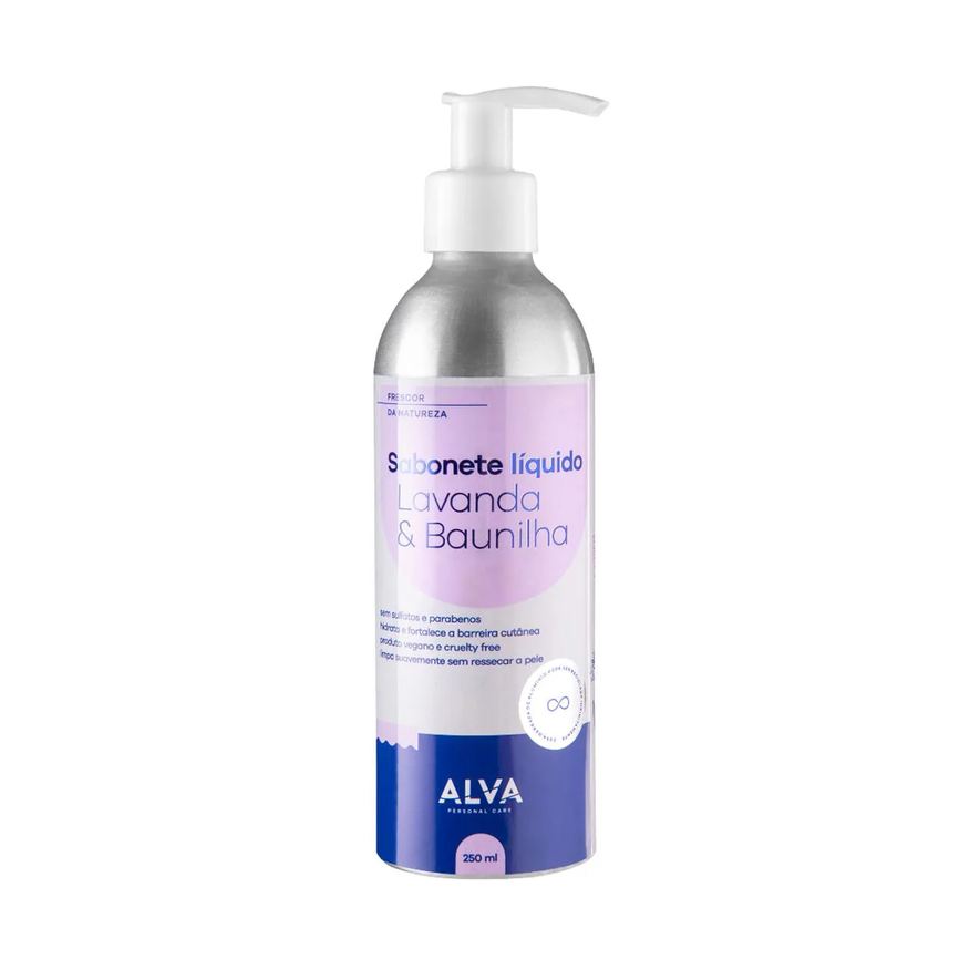 Alva Sabonete Líquido Lavanda e Baunilha Vegano 250ml