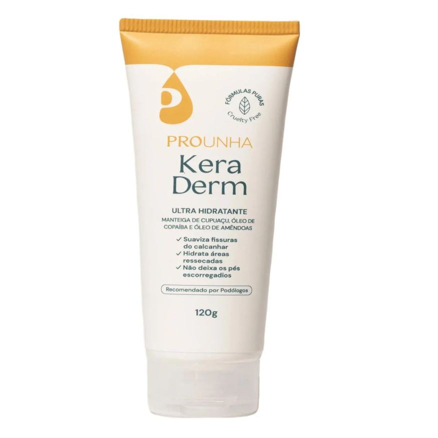 Pro Unha Keraderm Creme Ultra Hidratante P/ Fissura no Calcanhar 120g