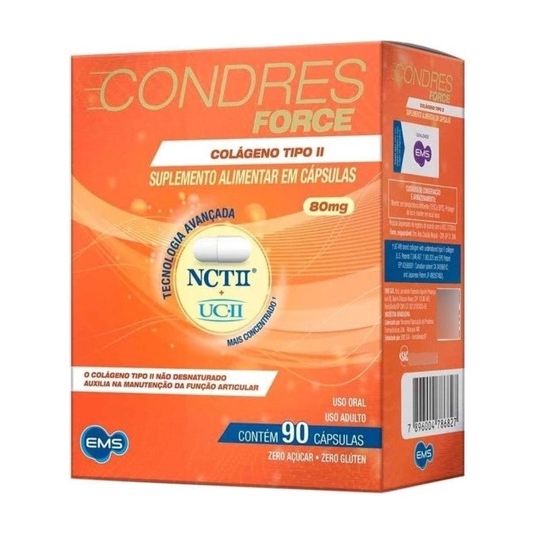 Condres Suplemento Force Colágeno Tipo ii 90 Cápsulas – ems