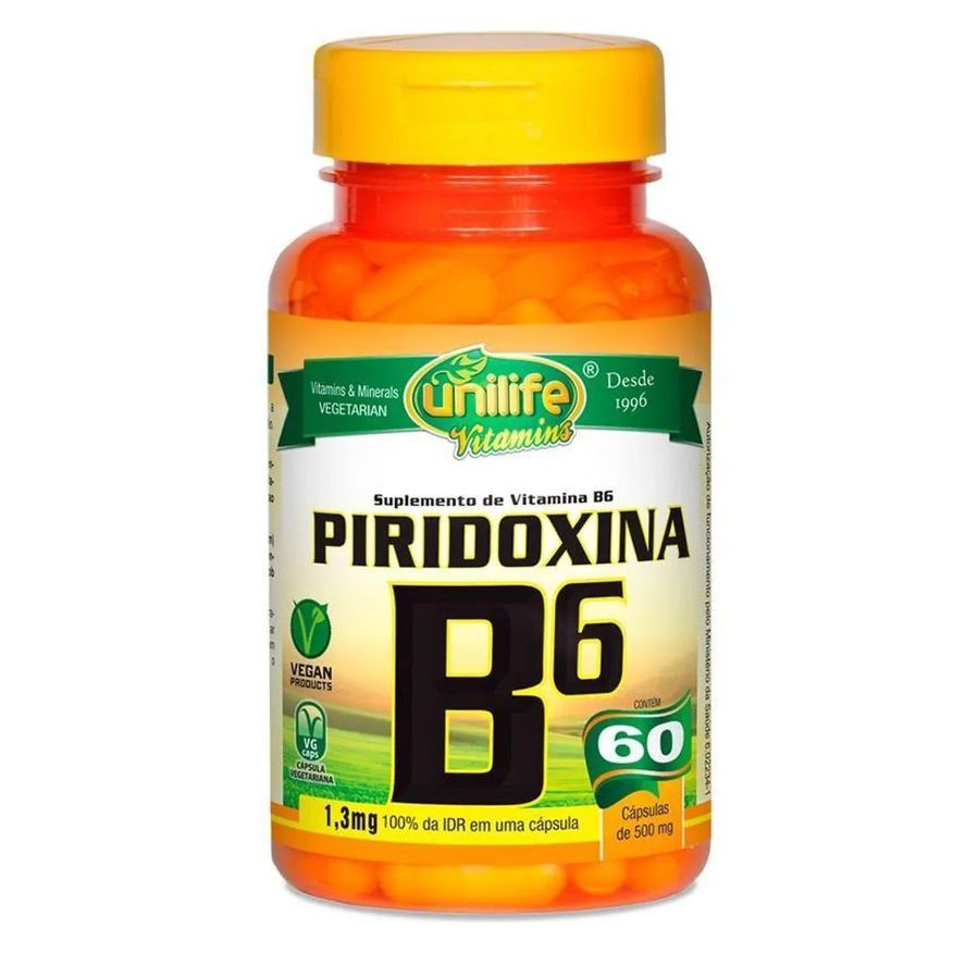 Unilife Vitamina B6 Piridoxina 60cap
