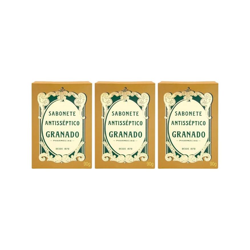 Granado Sabonete 90g Antisseptico Tradicional - Kit C / 3un