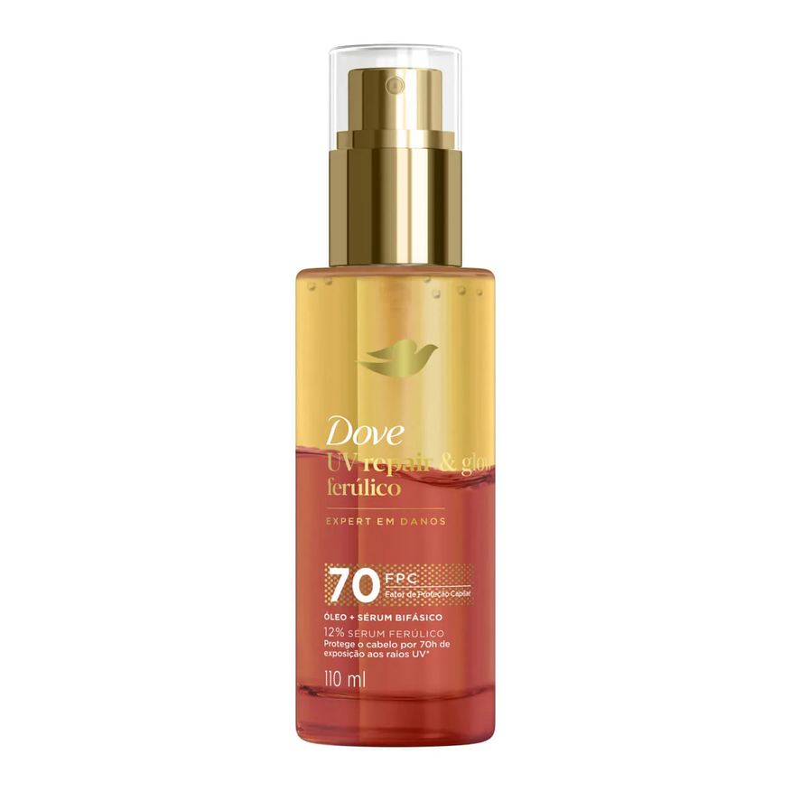 Dove Óleo + Sérum Bifásico Uv Repair Glow + Ferúlico 110ml