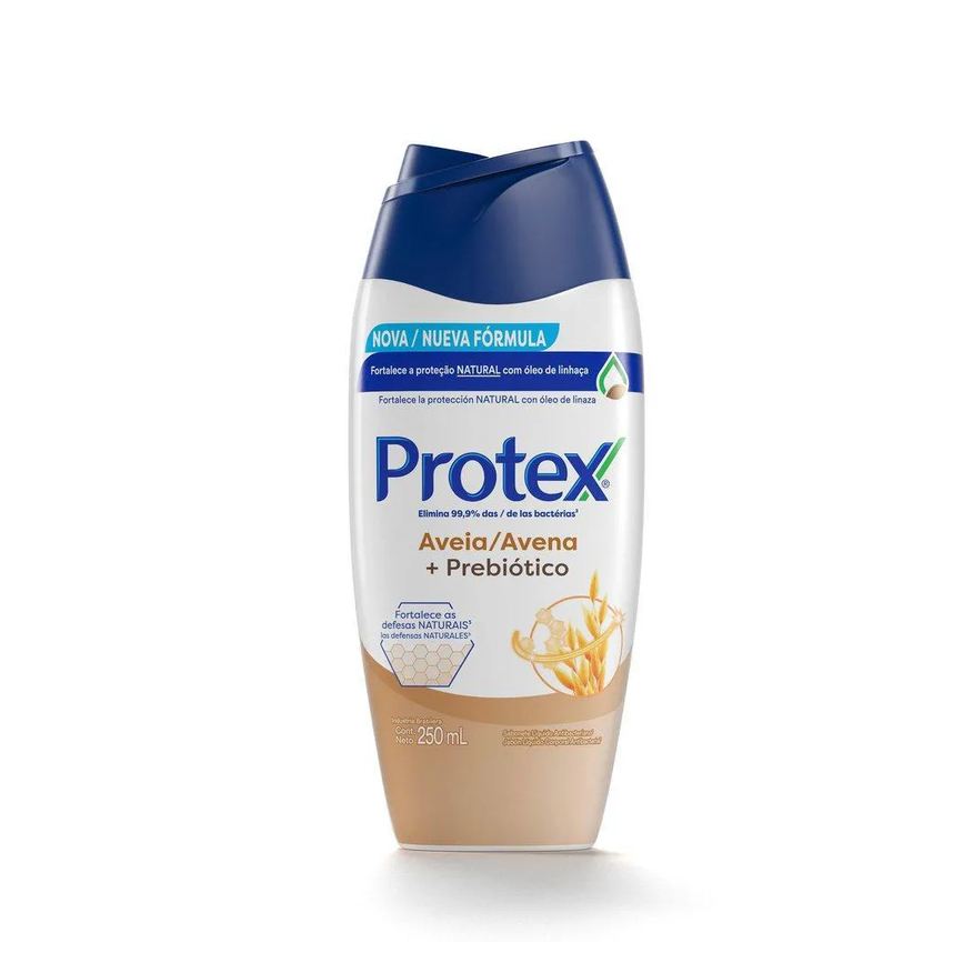 Protex Sabonete Líquido Antibacteriano para Corpo Aveia 250ml