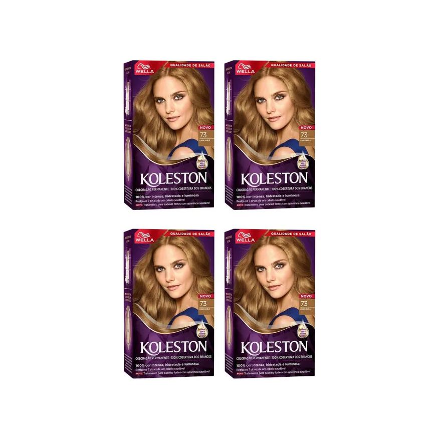 Koleston Coloraçao 73 Louro Avela - Kit C / 4un