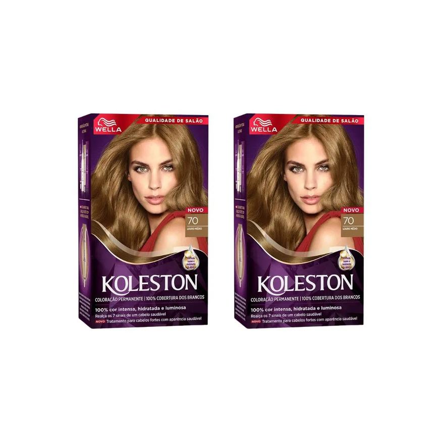 Koleston Coloraçao 70 Louro Medio - Kit C / 2un