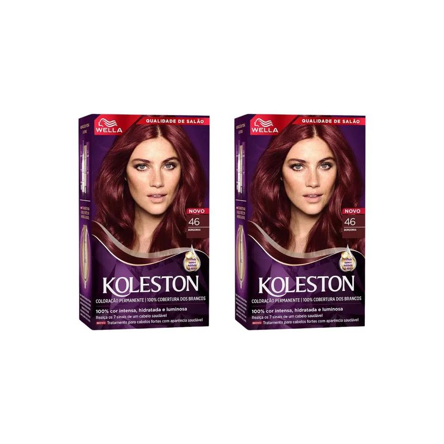 Koleston Coloraçao 46 Borgonha - Kit C / 2un