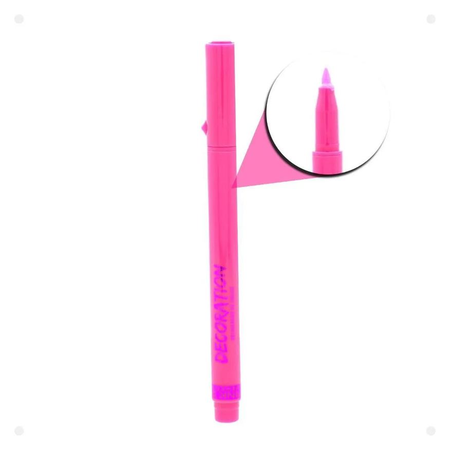 Pink 21 Caneta Delineadora de Unhas Decoration Rosa 3,2g