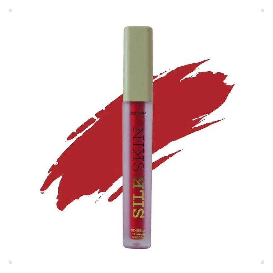Ruby Rose Batom Líquido Silk Skin Smooth Blur Glamour 4ml Hb-f7100-2