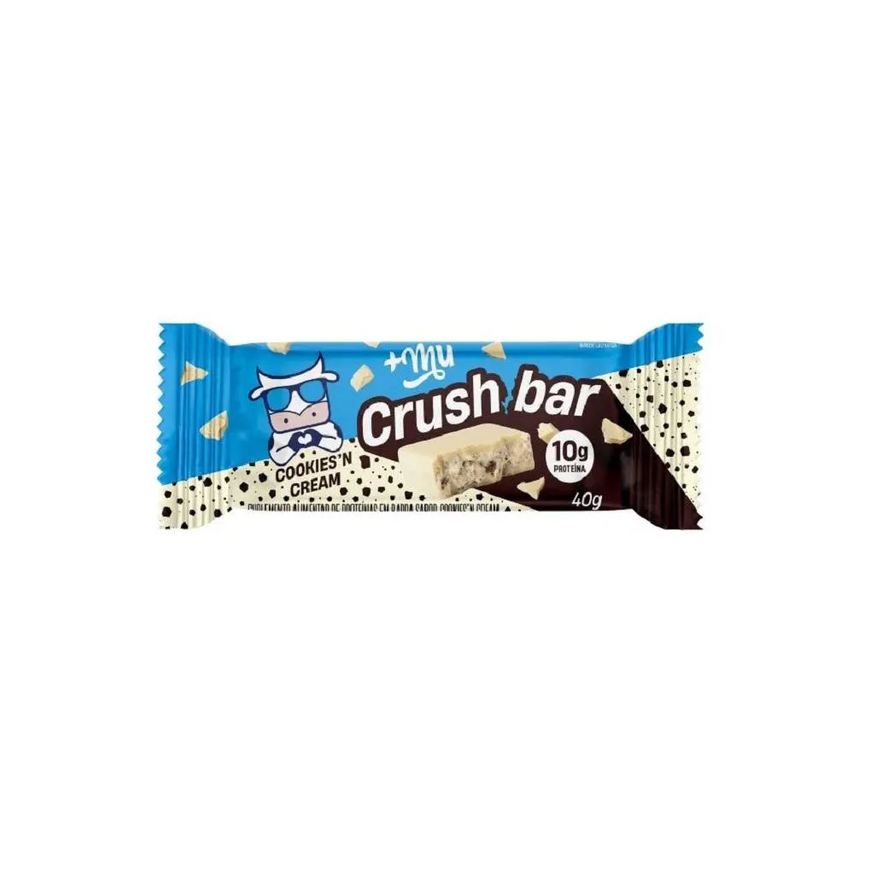 Mais Mu Crush Bar (40g) - Sabor: Cookies e Cream