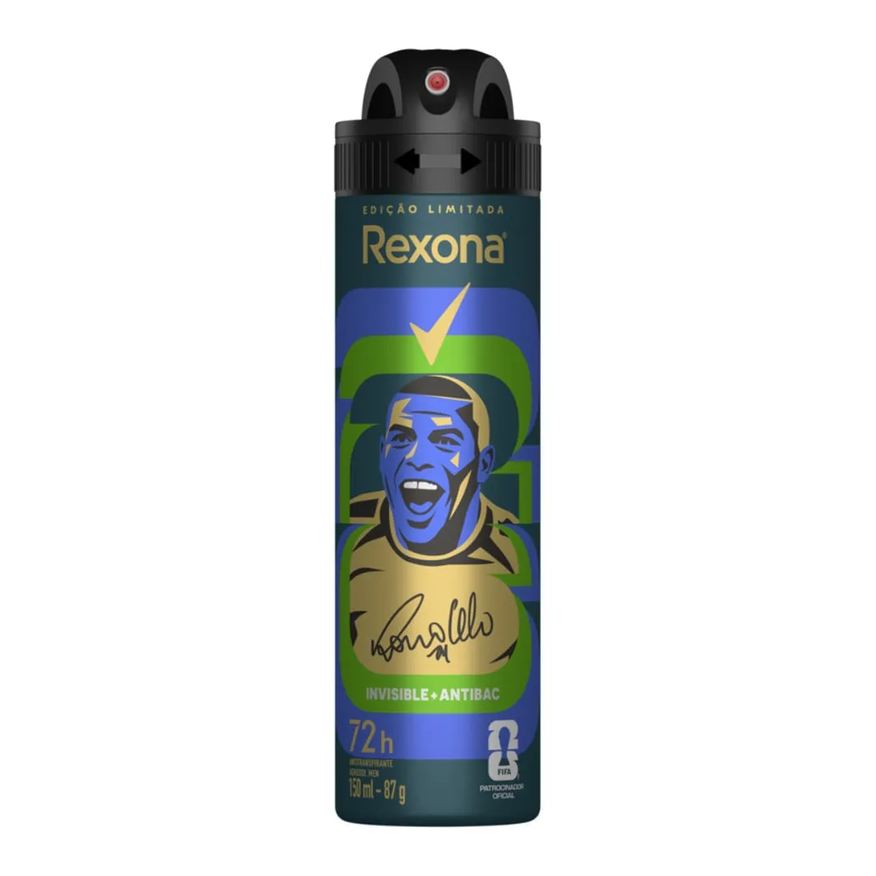 Rexona Antitranspirante Aerossol Men Invisible + Antibac 150ml