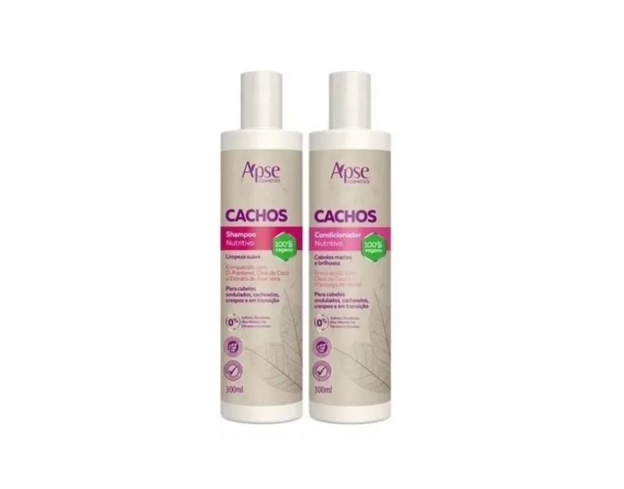 Apse Kit Shampoo e Condicionador Nutritivo Cachos