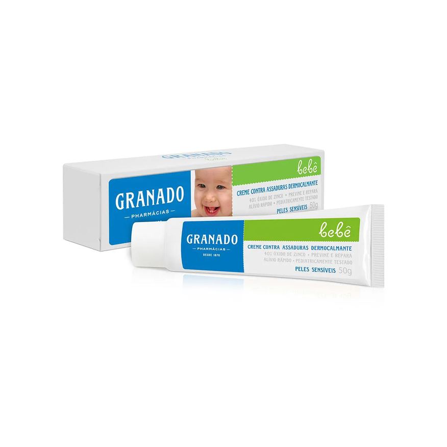 Granado Creme para Assaduras Dermocalmante Bebê Peles Sensíveis 50g