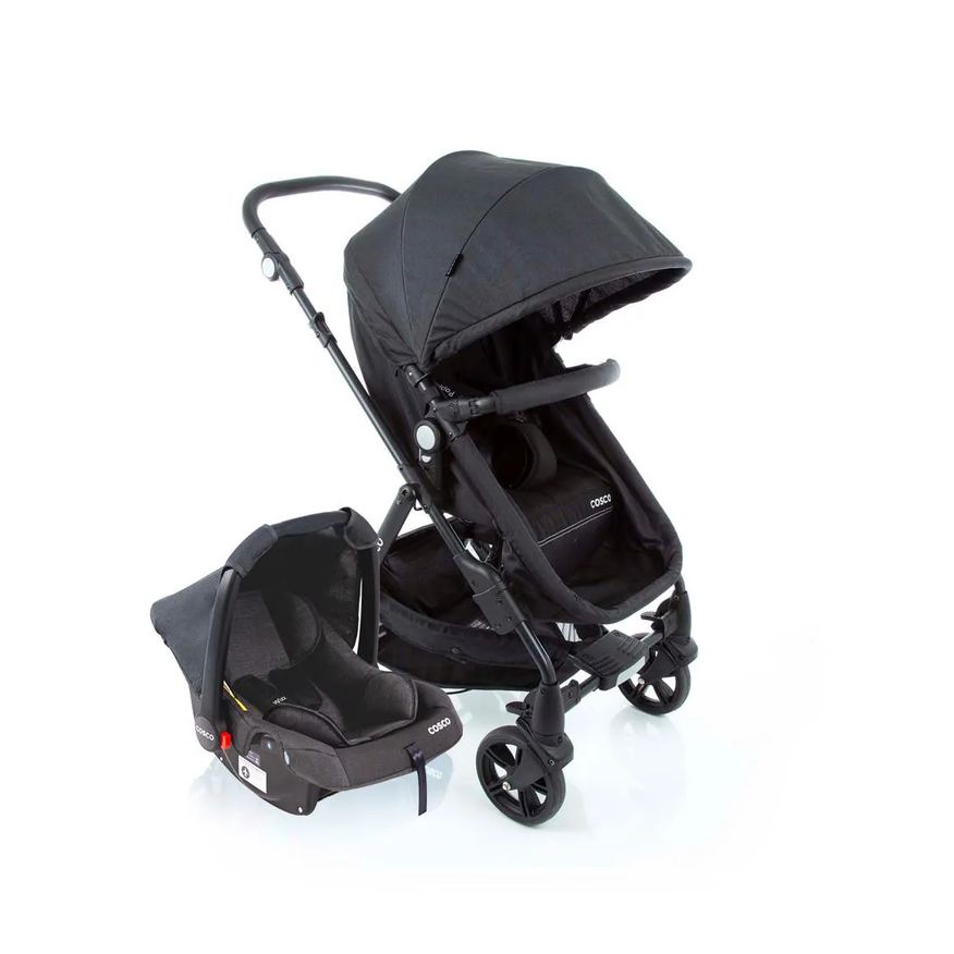Cosco Travel System Poppy Duo - Preto Mescla