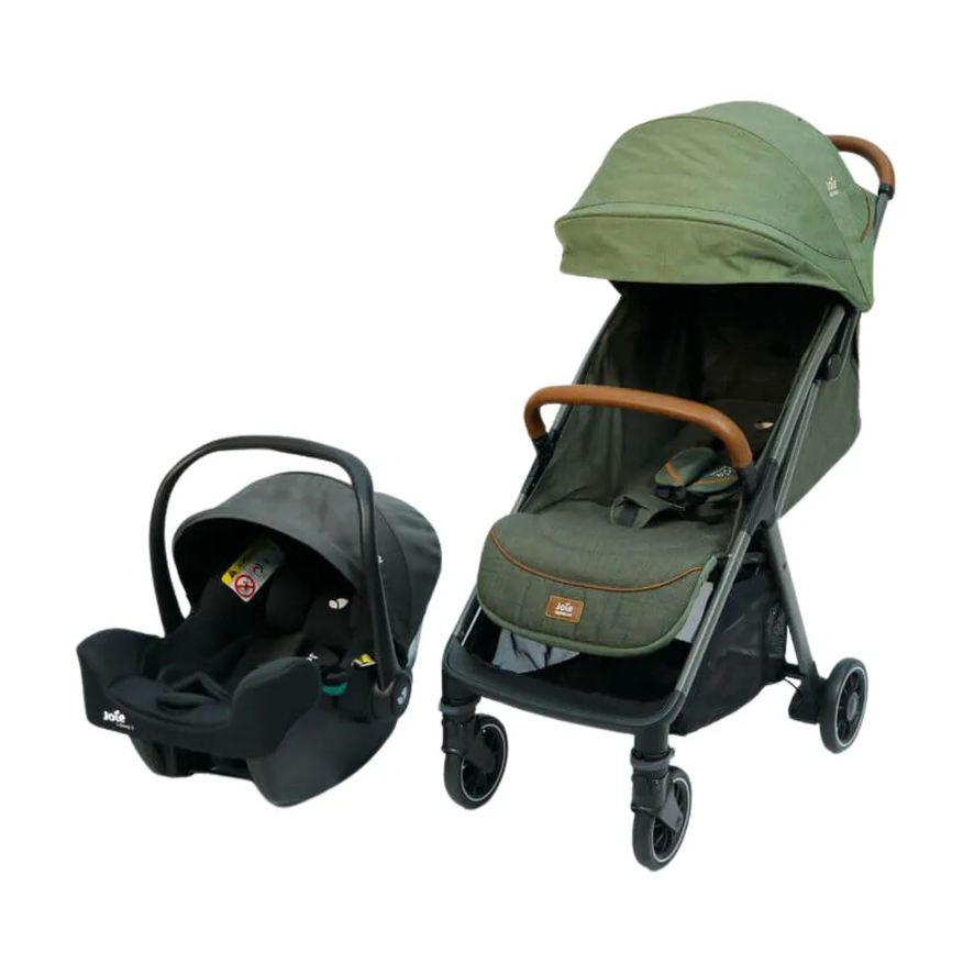 Joie Carrinho de Bebê Combo Parcel Verde Pine com Bebê Conforto I-snug