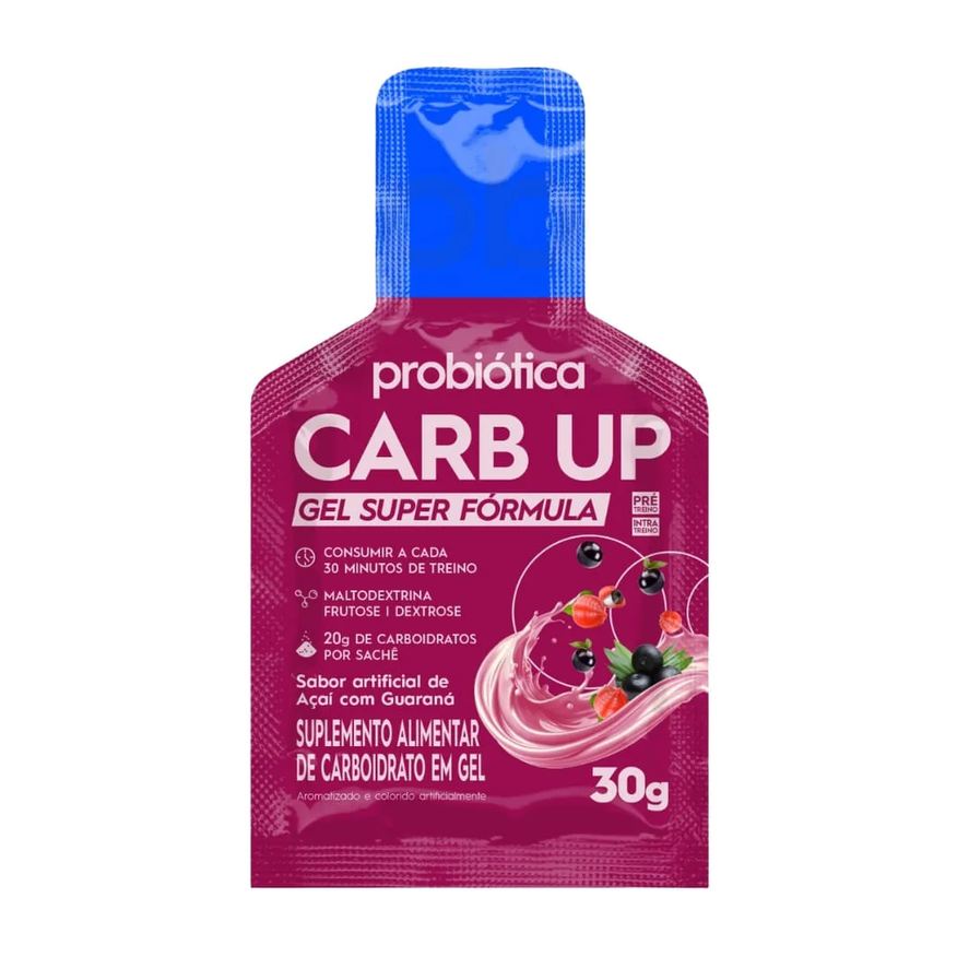 Probiotica Energético Probiótica Carb-up Bcaa Gel Açaí Com Guaraná 30g