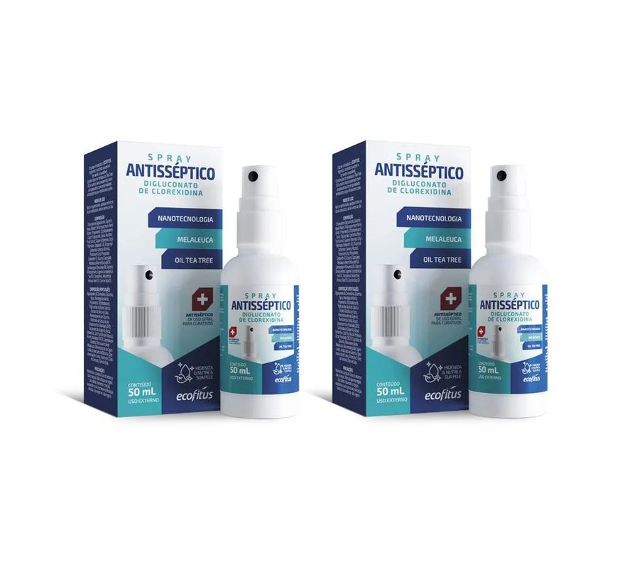 Ecofitus Kit 2 Antisséptico para Curativos 50ml - Ecofítus