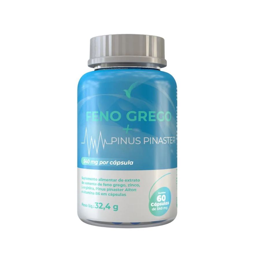 Eleve Life Feno Grego + Pinus Pinaster + Zinco + B6 60 Cápsulas