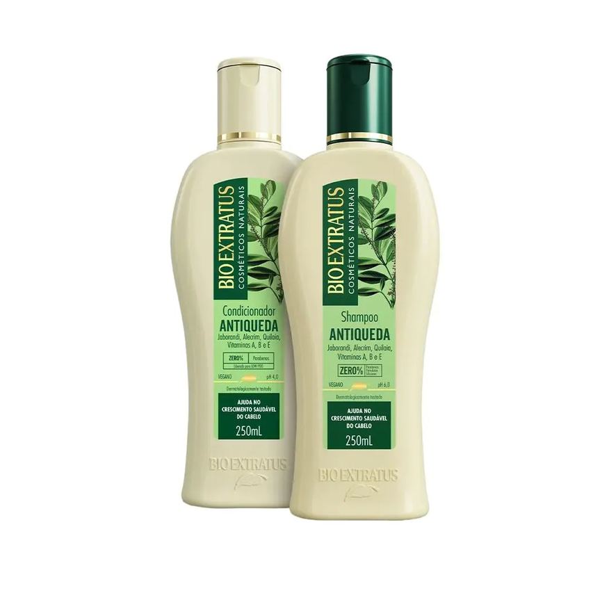 Bio Extratus Kit 1 Shampoo 1 Condicionador Antiqueda Jaborandi 250ml Bio Ext