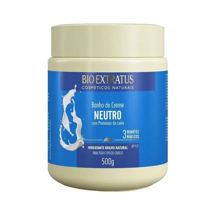 Bio Extratus Banho de Creme Brilho Natural Neutro 500g