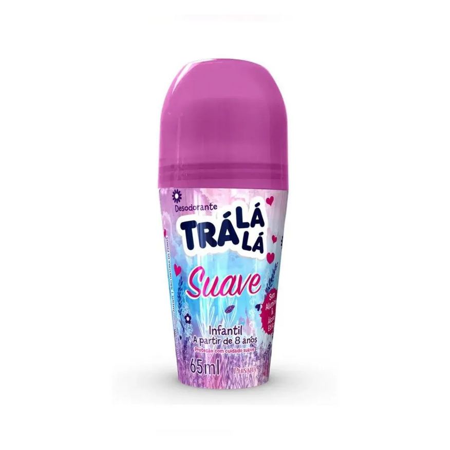 Phisalia Desodorante Tra La La Kids Rollon Suave 65ml Rosa