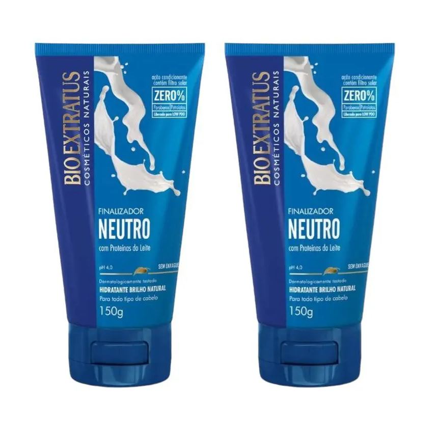 Bio Extratus Kit 2 Finalizador Brilho Natural Neutro 150g