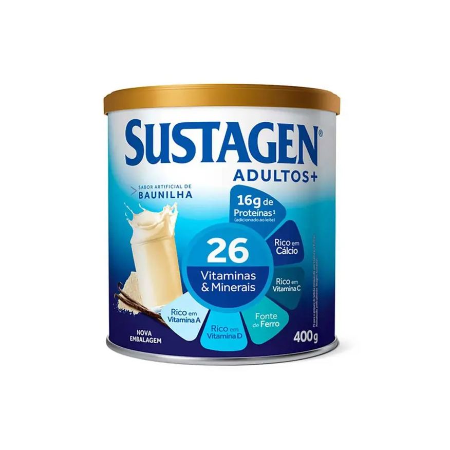 Sustagen Complemento Alimentar Adultos+ Sabor Baunilha 400g