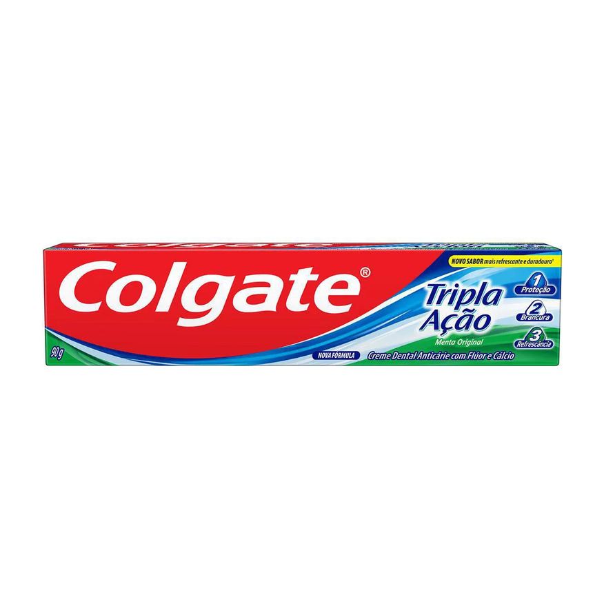 Colgate Creme Dental Tripla Ação Anticárie Menta Original 90g