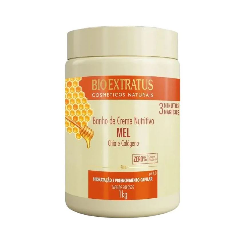 Bio Extratus Banho de Creme Mel Nutritivo 1L