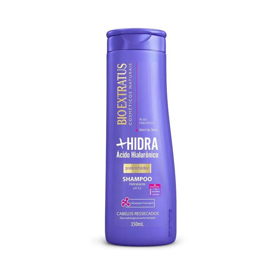 Bio Extratus Shampoo Limpeza Hidratante Mais Hidra 350ml