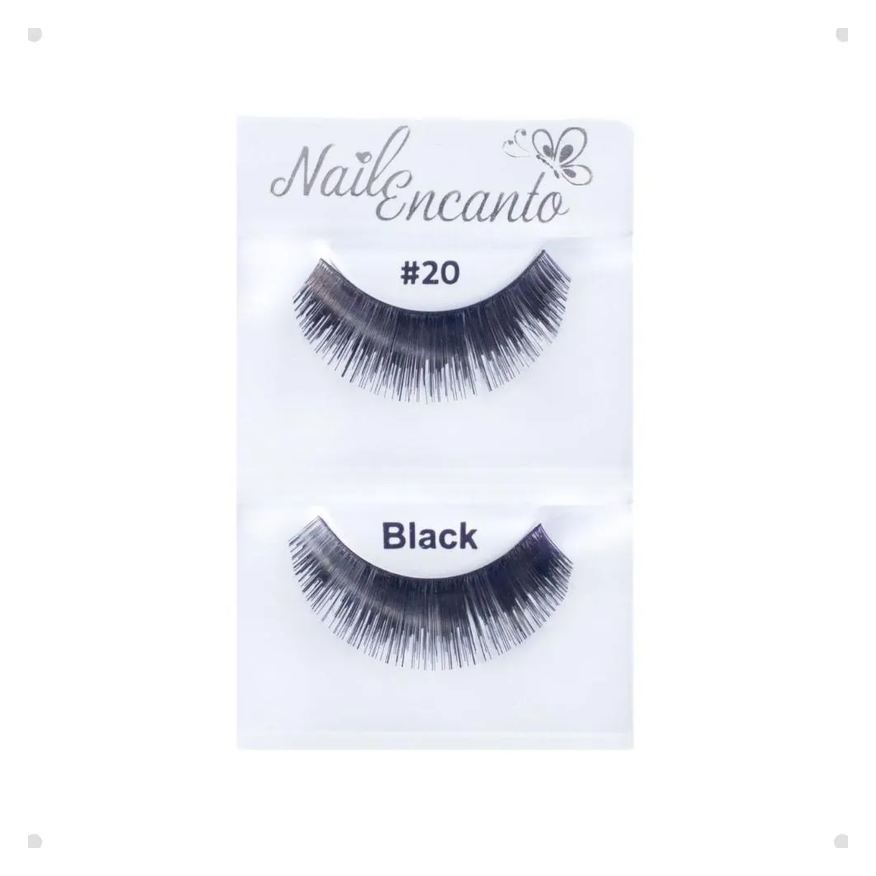 Fhaces Cílios Postiços Nail Encanto Black #20 Ne304