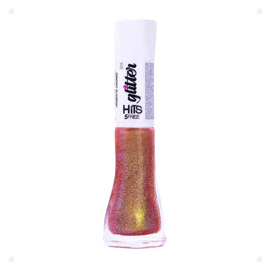 Hits Esmalte Glitter Diamante Canário 8ml