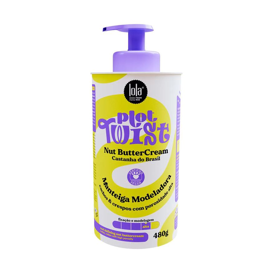 Lola Manteiga Modeladora Plot Twist Nut Butter Cream Cosmetics 480g