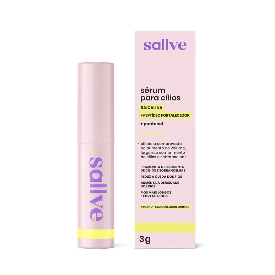 Sallve Sérum para Cílios 3g