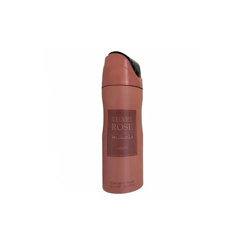 Lattafa Velvet Rose Deo Spray Corporal Perfumado 200ml