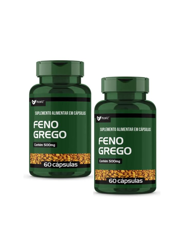 Muwiz Feno Grego 500mg 60 cápsulas - 2 unidades