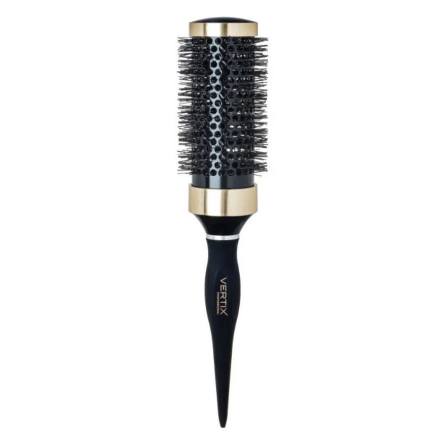 Vertix Escova Vazada Ceramica Black e Gold 43mm Profissional