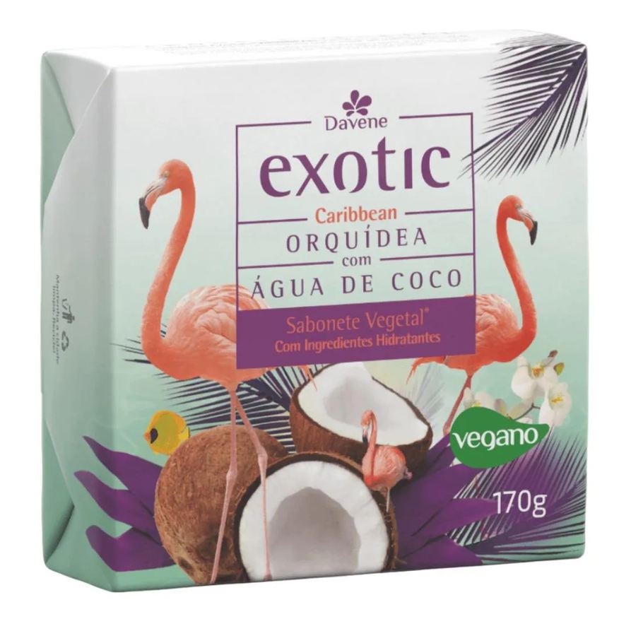 Davene Sabonete Vegetal Hidratante Caribbean Exotic 170g