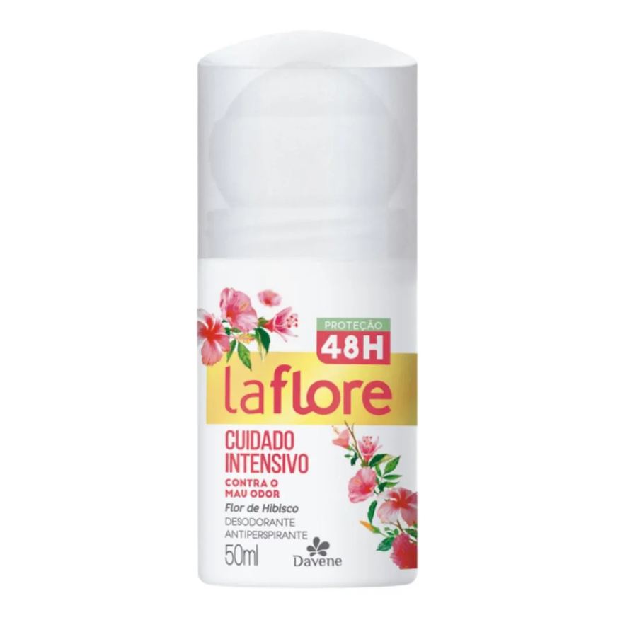 Davene Desodorante La Flore Roll On Flor de Hibisco 50ml