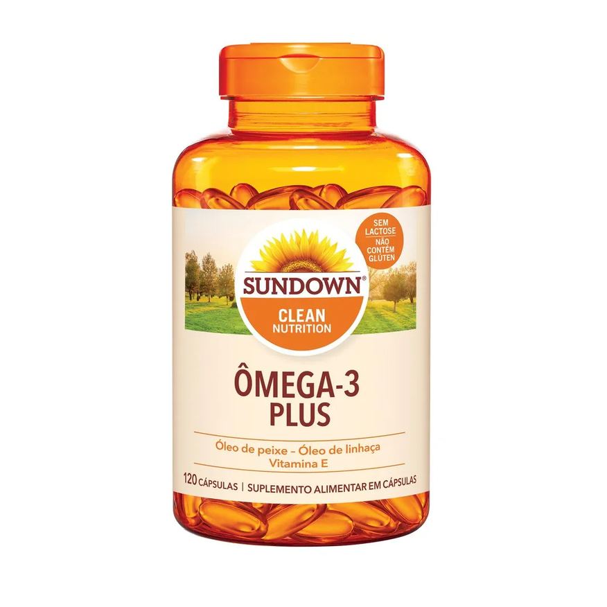 Sundown Suplemento Alimentar Ômega 3 Plus 120 Cápsulas