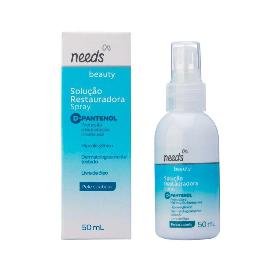 Needs Spray Restaurador Beauty D-Pantenol Pele e Cabelo 50ml