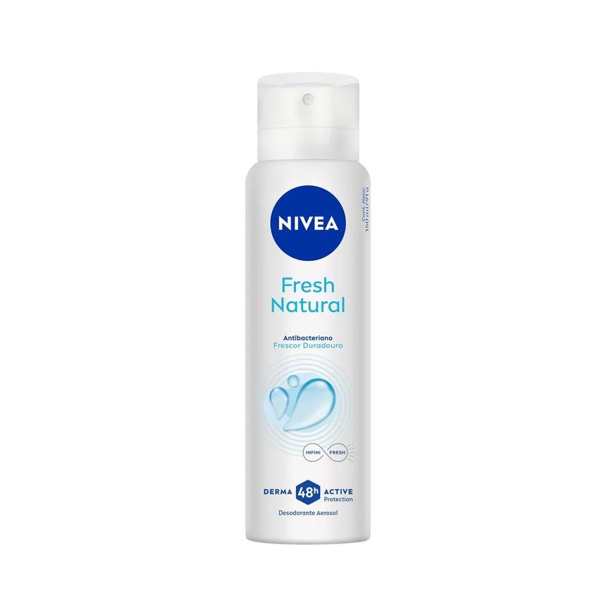 Natura Desodorante Nivea Feminino Aerossol Fresh Natural 150ml