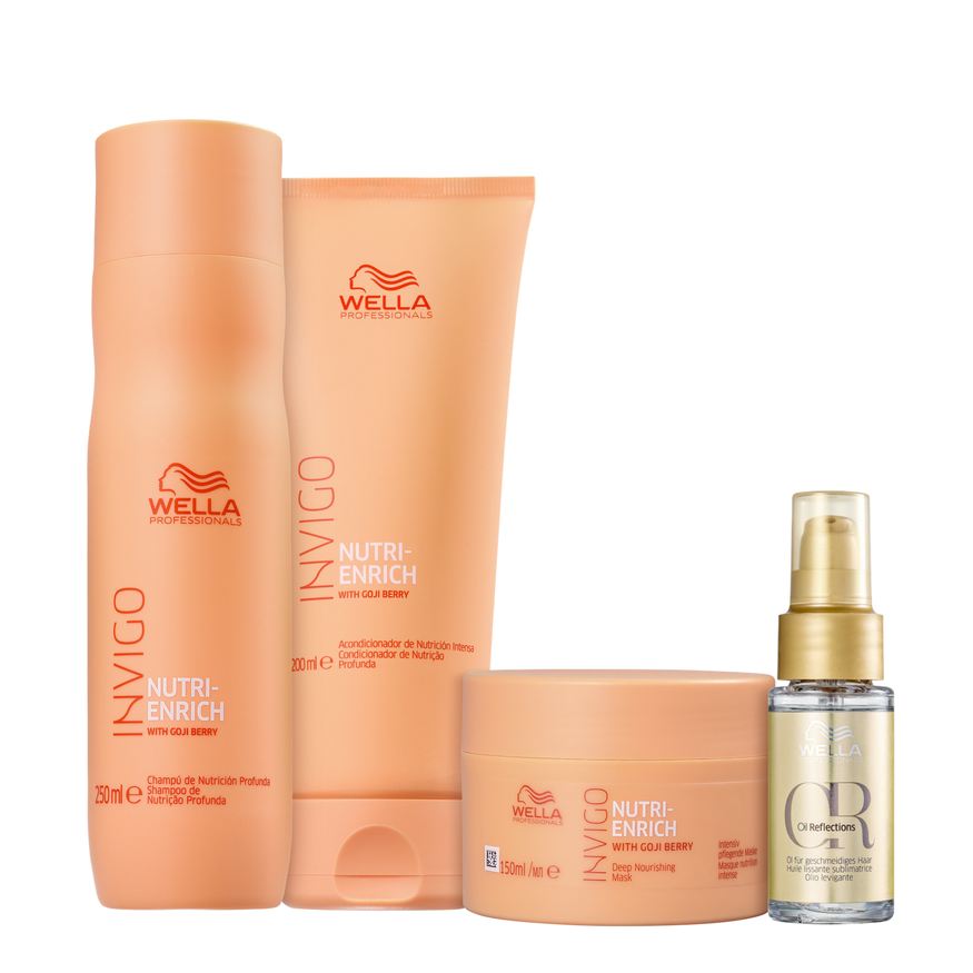 Wella Kit Professionals Invigo Nutri-Enrich Super Reflections (4 Produtos)