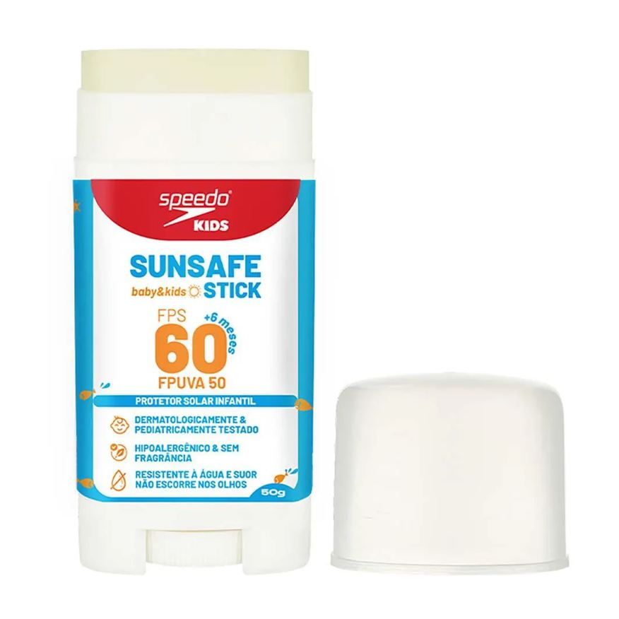Solar Protetor Infantil em Bastão Pink Cheeks Sunsafe Baby & Kids Fps60 50g