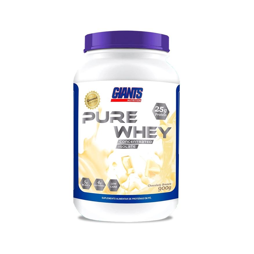 Whey Pure Gourmet Edition 900g Chocolate Branco Giants Nutrition